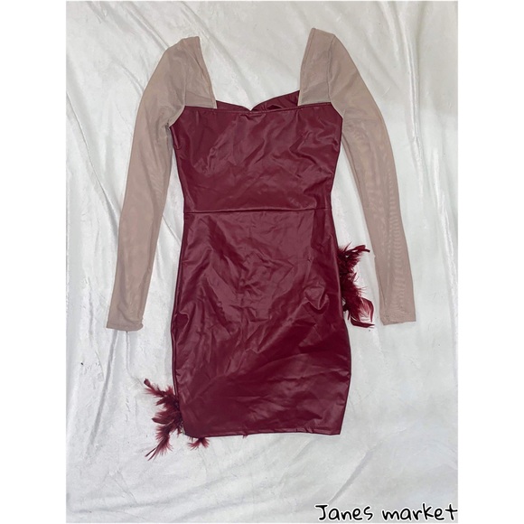 DOLLSKILL x K TOO Sangria Stir It Up Red Cut Out Mini Dress/US S - Picture 2 of 9